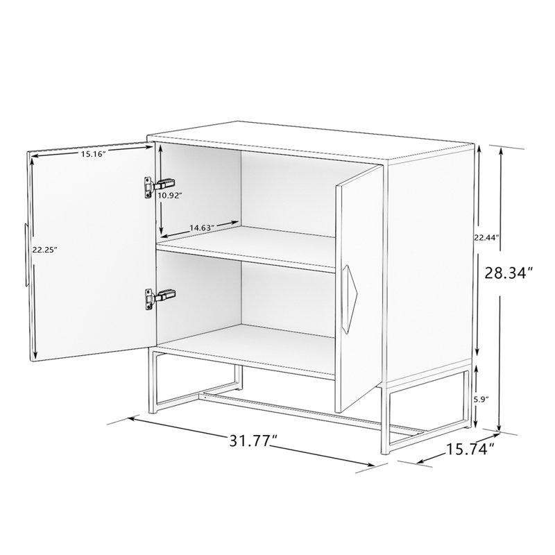 Evrett 31.77'' Console Table
