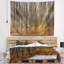 Tapisserie panorama à forêt à chute dense et fixation murale-28489129