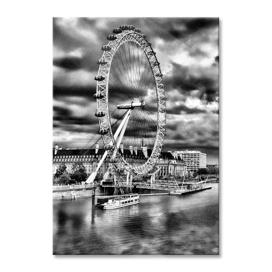 Glasbild "Riesenrad 'London Eye' "