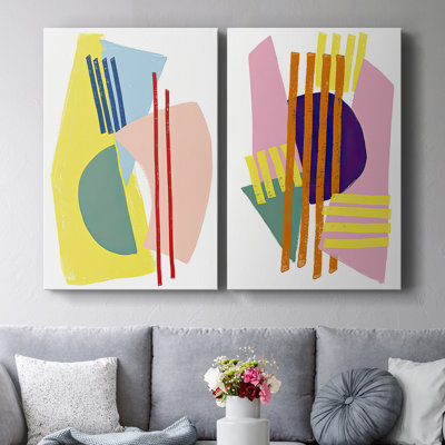 Colour Plan III-Premium Gallery Wrapped Canvas -Ready to Hang
