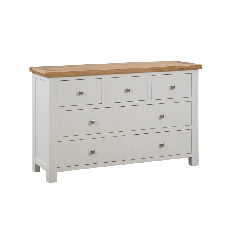 Oxford 125cm W 7 - Drawer Chest of Drawers