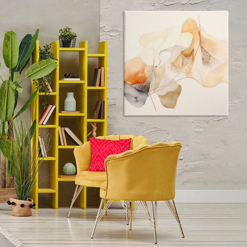 Art mural sur toile Flush Blush par Irena Orlov, H 36 po x l 36 po x P 1,5 po