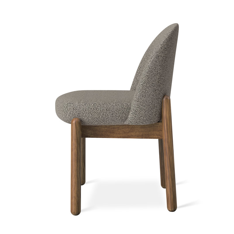 Chaise de salle à manger Malloy, Lundy Truffle, Noyer