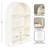 Arcott Wood Arched Wall Storage Shelf-876411123