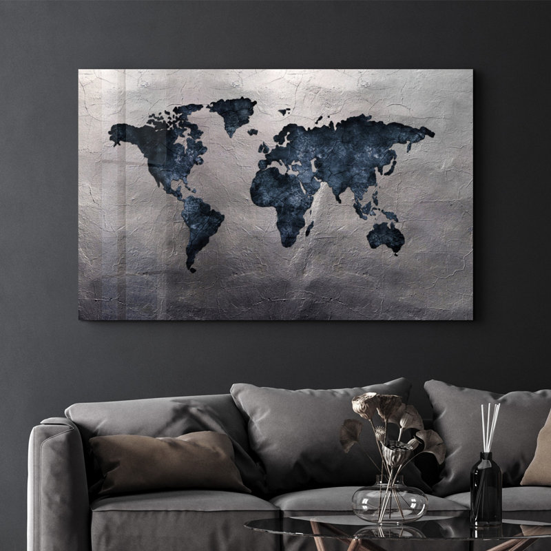 Élégante peinture murale en verre trempé de 13,8 po x 21,7 po | 100% verre trempé, épaisseur: 0,16 pouce | Imprimé UV pour des couleurs éclatantes | Parfait pour la décoration intérieure, le salon et les espaces de bureau
