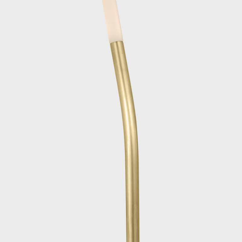 Lajos 1 - Light LED Armed Sconce, Hand-Rubbed Antique Brass