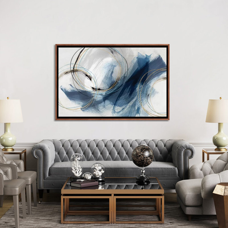Detour by Isabelle Z Graphic Art Print, 26" H x 40" W, Floater Framed Canvas, Classic Wood