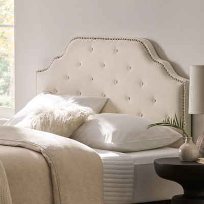 Brooke-Elise Upholstered Metal Panel Headboard