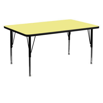 Adjustable Rectangle 4 Students Activity Table