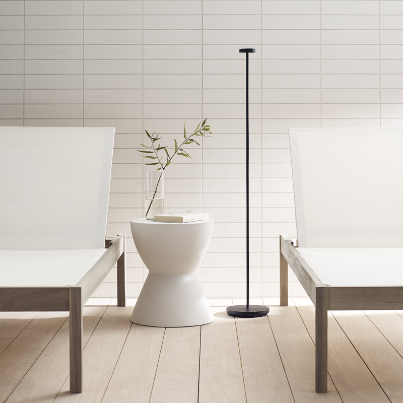 Moneta Medium Rechargeable Floor Lamp, Matte White