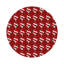 Xmas Ornament Vegan Leather Round Pebble Placemat-868402318