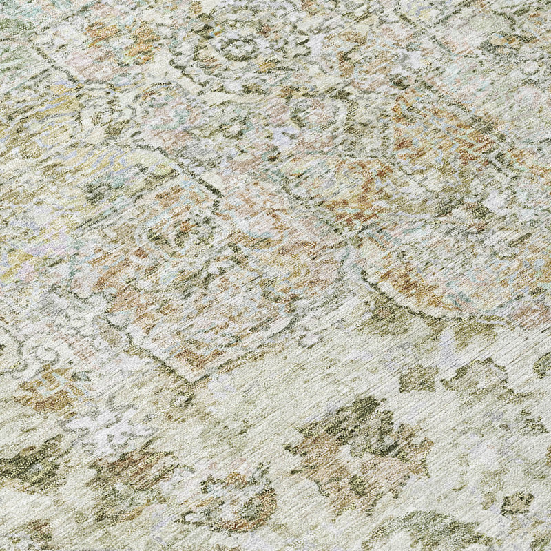Machine Washable Indoor/Outdoor Jocelyn ACN2138 Global Rug, Rectangle 10' x 14'