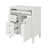 Freestanding Vanity Set with Mirror Cabinet