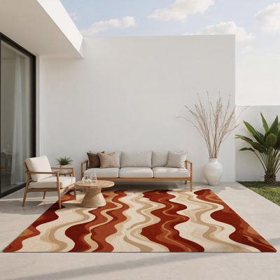 Tapis intérieur et extérieur Mirage Bloom