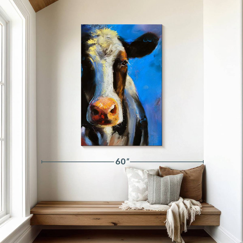 Brampt Cow Face, 45" H x 30" W
