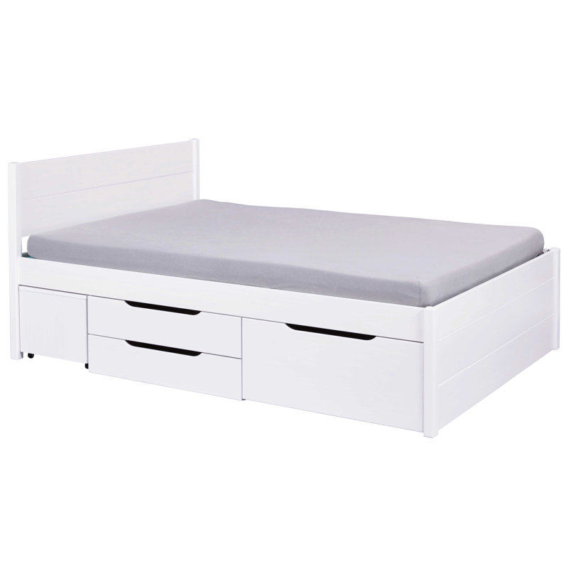 Bed with storage space Awat - Incl. nightstand, 140 x 200cm
