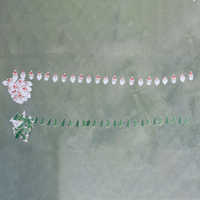 Paper Tree/Santa Garland