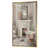 Toile avec cadre flottant or