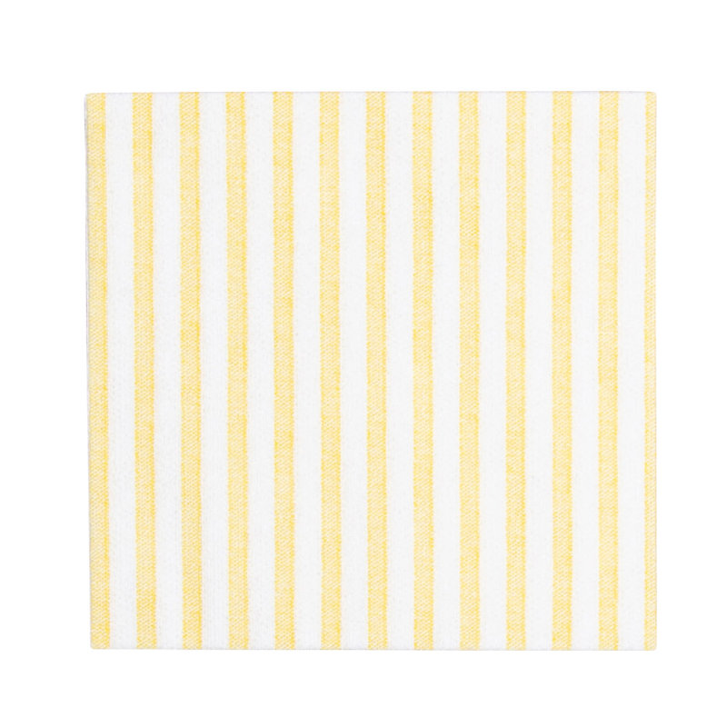 Papersoft Capri Cocktail Napkins, Yellow