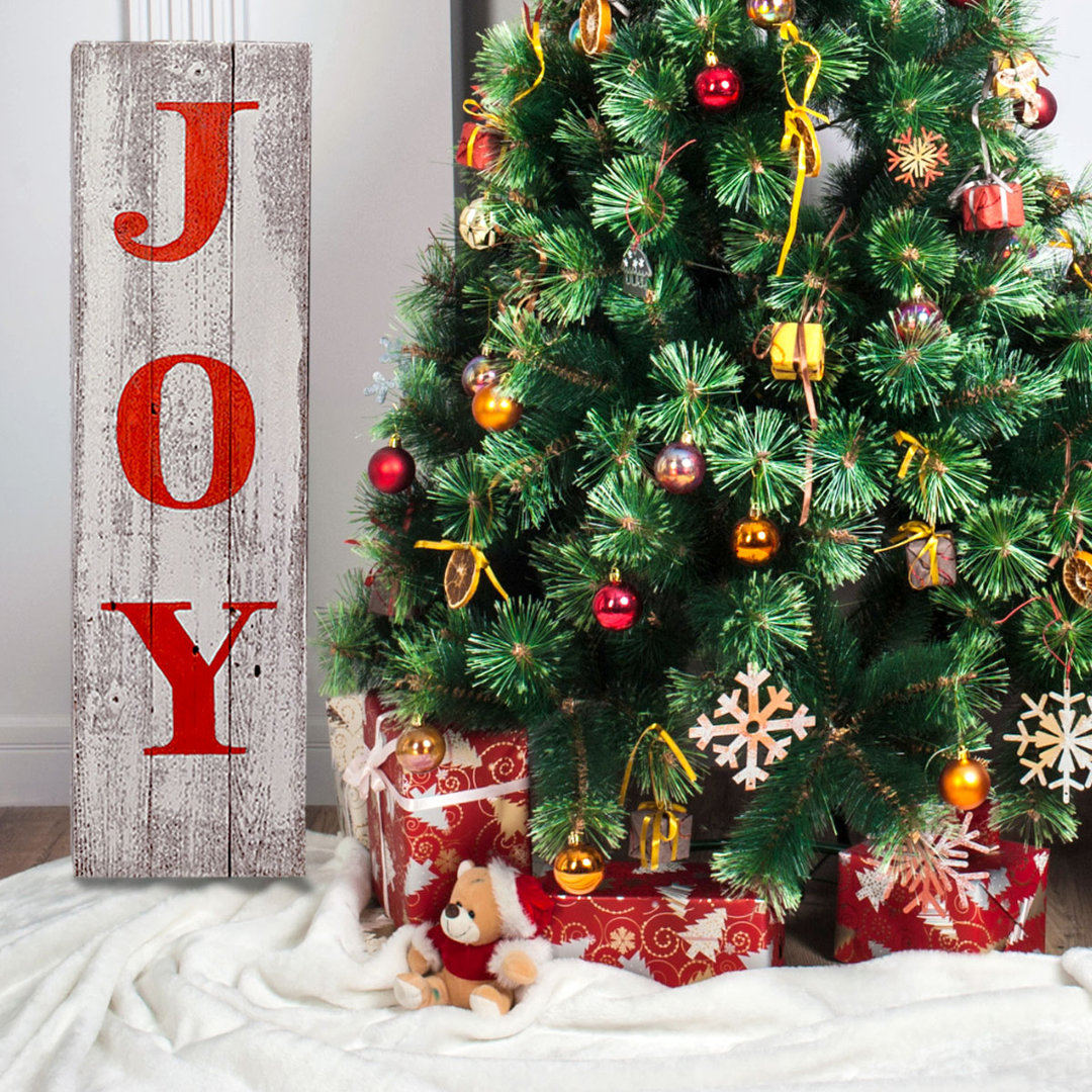 Joy Christmas Sign for Porch or Wall The Holiday Aisle®