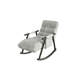 Chaise berçante pliante, chaise berçante rembourrée-558483942