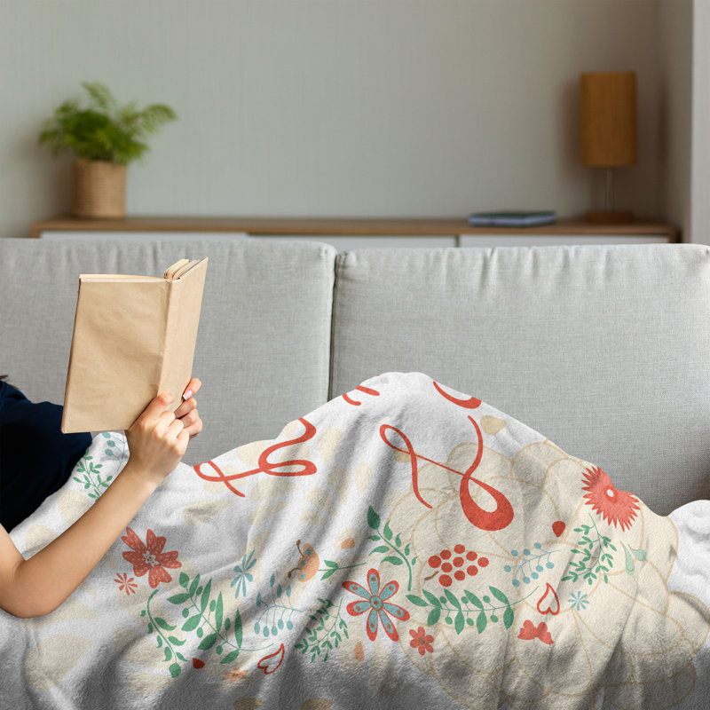 Hand Woven Throw Blanket, 50" x 60"