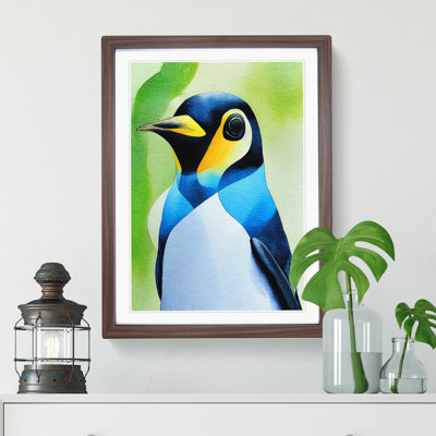 Penguin In Watercolour No.3 - Wall Art