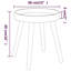 Table de bout en bois massif-450365340