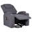 Grey Upholstered Power Lift Massage Chair