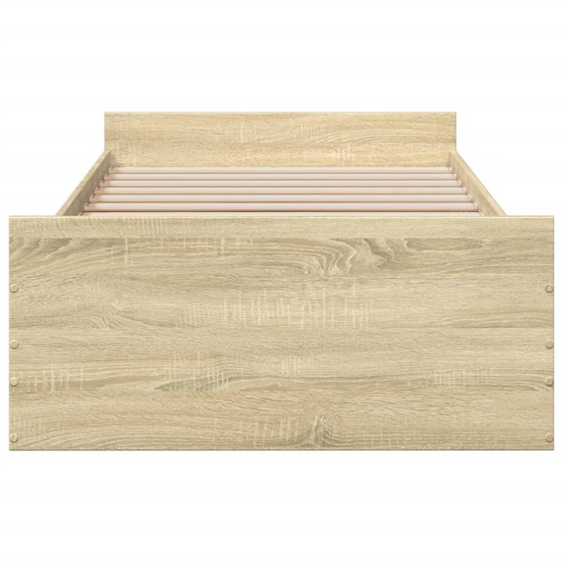 Peltz Bed, Small Single (2'6), Sonoma Oak