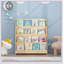 Bibliothèque à 4 niveaux pour enfants, présentoirs pour livres pour tout-petits, aide à organiser les chambres, les salles de jeux et les salles de classe-130603086