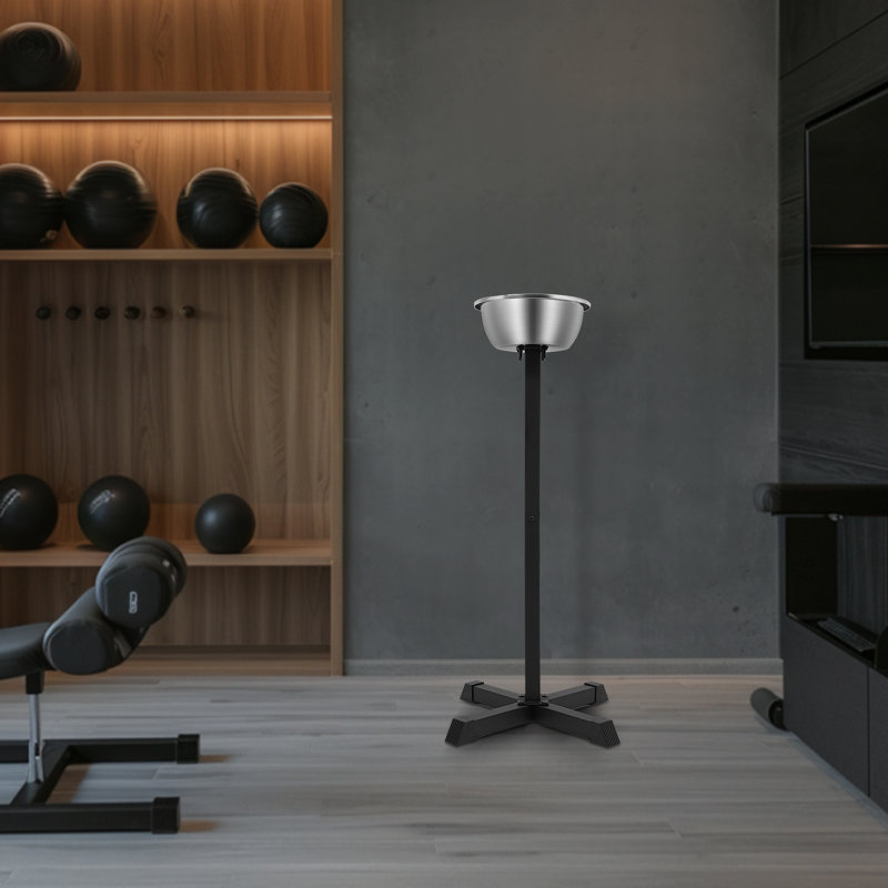 Support de craie pour gymnase avec bol, support de craie sur pied 42,3 po