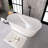 59" Freestanding Soaking Acrylic Bathtub