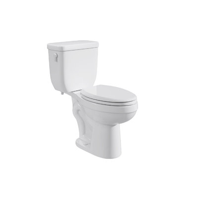 1.28 GPF (Water Efficient) Elongated Two-Piece Toilet (Seat Not Included) -  Proflo, PFADC412WH