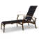 Askar Outdoor Rust-Resistant Metal Chaise Lounge
