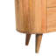 Solid Wood Rectangle Accent Cabinet