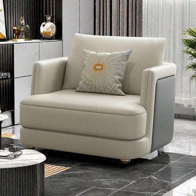 Modern light luxury small flat straight row sofa