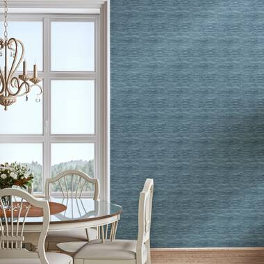 AStreet Prints Agave Blue Faux Grasscloth Wallpaper in the Wallpaper  department at Lowescom
