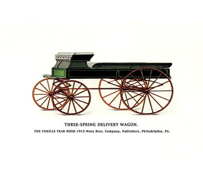 " Three-Spring Delivery Wagon "