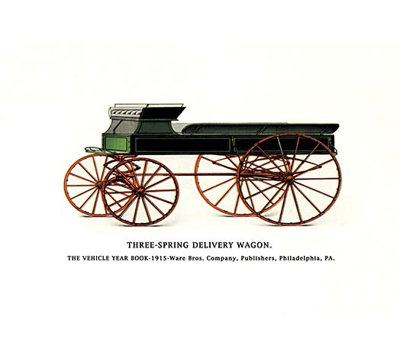 « trois-spring delivery wagon », impression