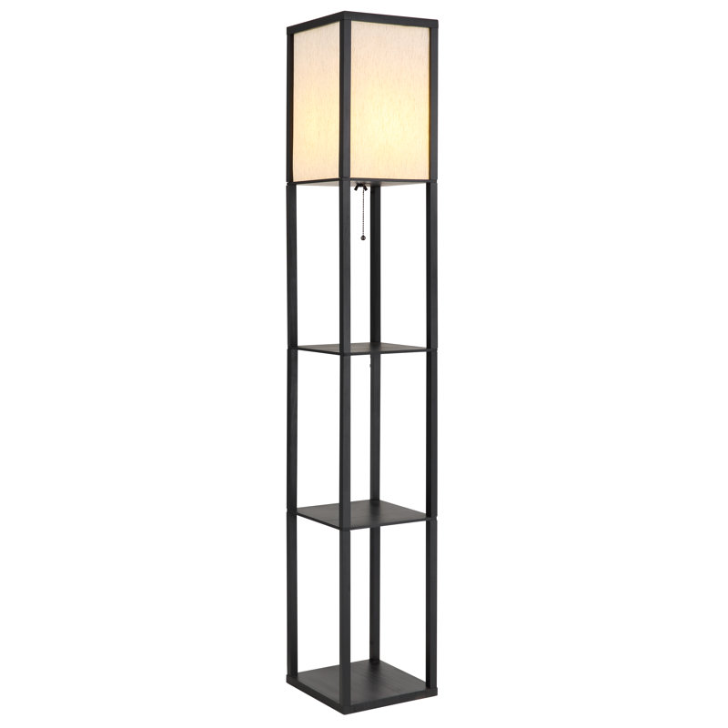 159cm Novelty Floor Lamp, Black, Beige