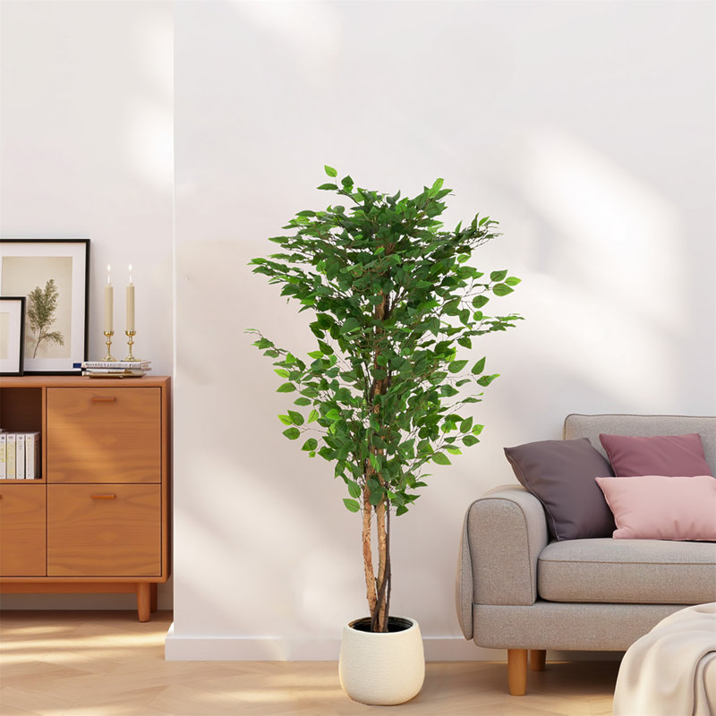 Ficus artificiel 63 "avec pot 63"