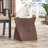 Charming Lightweight Concrete End Table With Abstract Twisted Cube Design