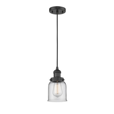 Luminaire suspendu en forme de cloche à 1 lumière Odonnell