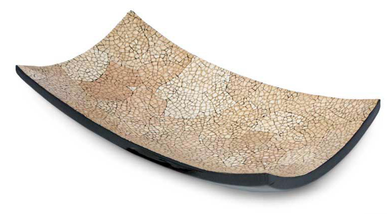Assiette décorative en mosaïque mystique coquille d’œuf earth Haimes