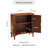 Farmhouse 2-Door Storage Cabinet