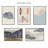 Lion Profile Neutral Linen and Tiger Profile Neutral Linen by Hannah Beisang Framed Canvas Wall Art Set-1082708617