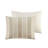 King/Cal King 3 Piece Striped Cotton Duvet Cover Set