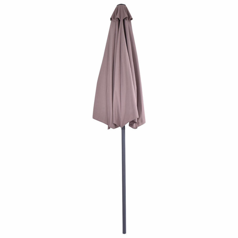 Parasol de marché 8 pi Salazar, Brun clair