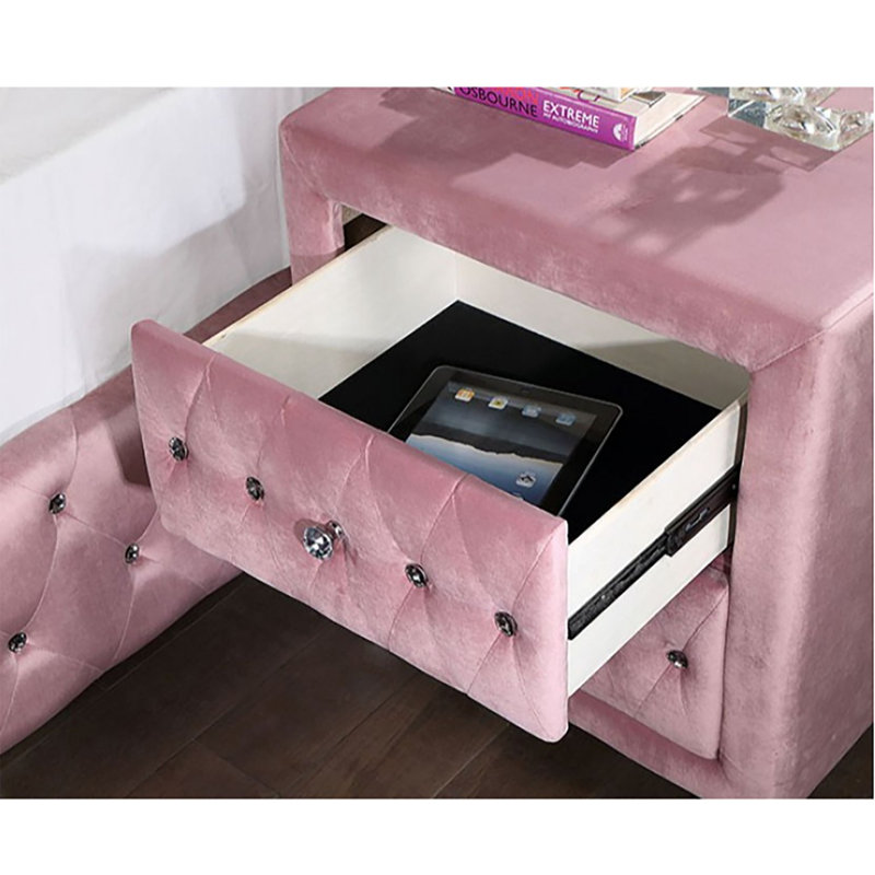 Groeme 23'' W Nightstand, Pink